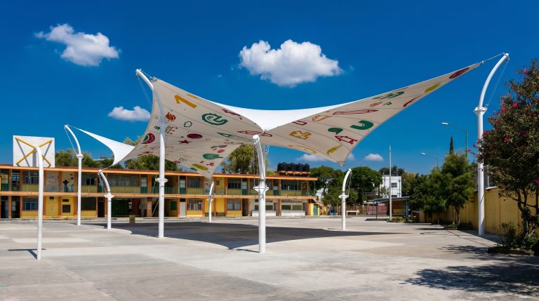 Velaria Patio de escuela secundaria Denvidia